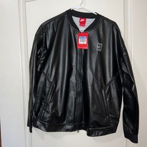 NEW! NIKE Women’s Tennis Leather Jacket